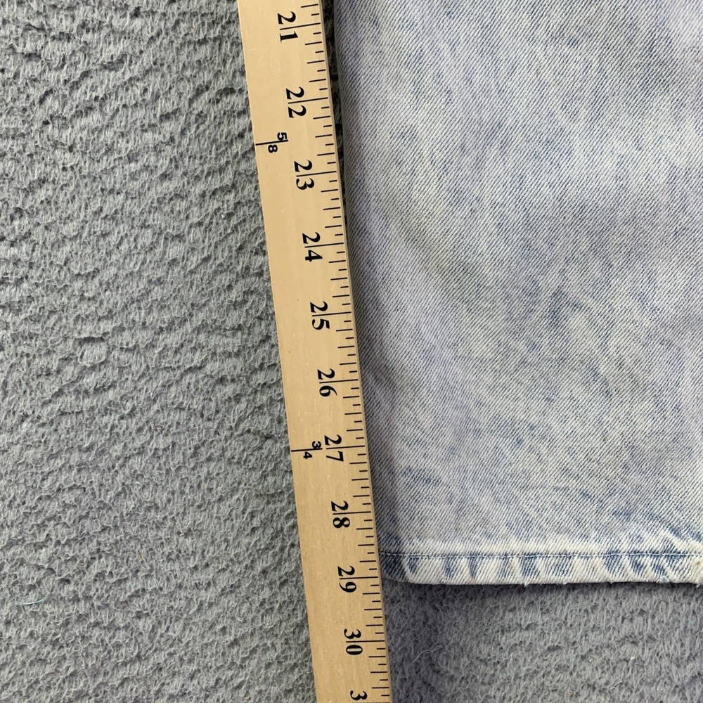 Vintage 1980s Wrangler Acid Wash Jeans Size 34x32 (32x29) Made In USA - Picture 12 of 16